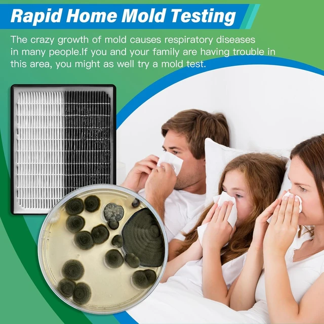 Alt view image 2 of 7 - Mold Test Kit for Home - 12 Simple Detection Tests,Test HVAC System,Home Surfaces,& Indoor Air Quality Testing Kits,DIY Mold Detector at Home,Includes Detailed Mold Identification Guide,air Tester