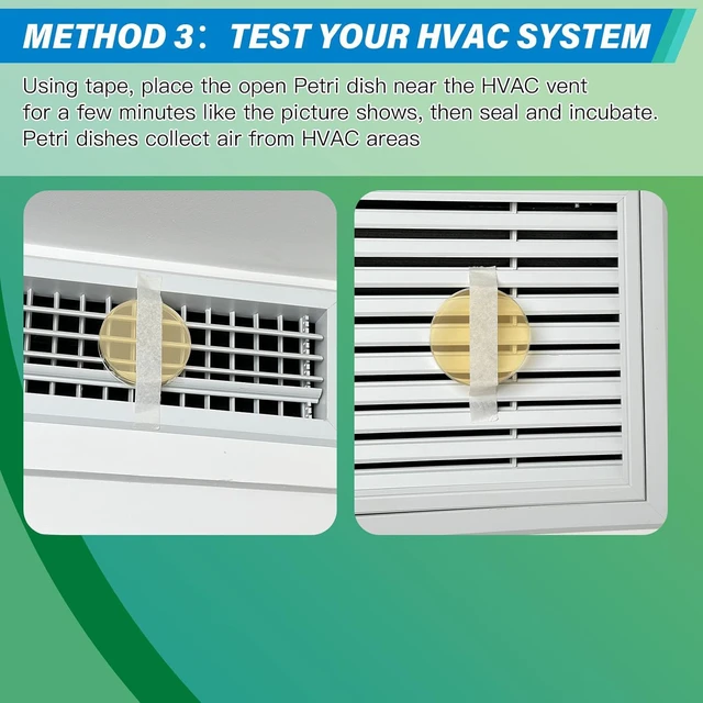 Alt view image 6 of 7 - Mold Test Kit for Home - 12 Simple Detection Tests,Test HVAC System,Home Surfaces,& Indoor Air Quality Testing Kits,DIY Mold Detector at Home,Includes Detailed Mold Identification Guide,air Tester