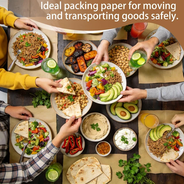 Alt view image 7 of 7 - 24 x 200 Brown Butcher Paper Roll for Smoking Meat, BBQ, Grilling Unbleached, uncoated & unwaxed, made from premium virgin pulp, durable, ideal for wrapping, packaging, craft