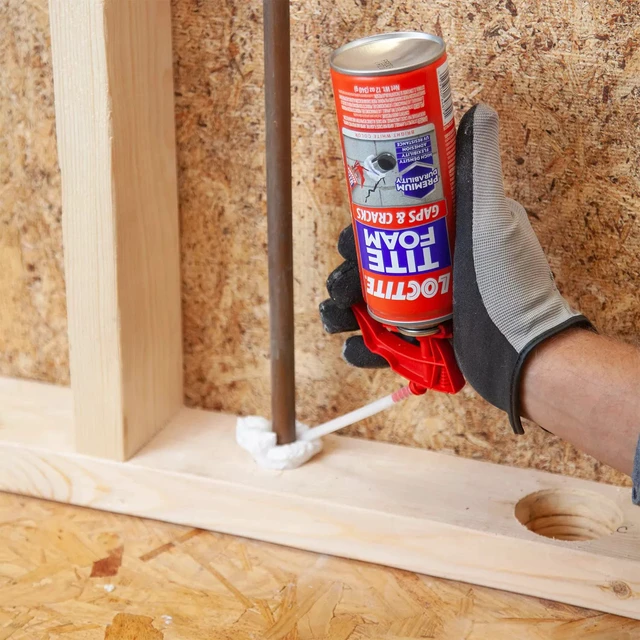 Alt view image 6 of 7 - Tite Foam Gaps & Cracks, Bright White Insulating Foam Sealant, 12 oz Can, Pack of 3