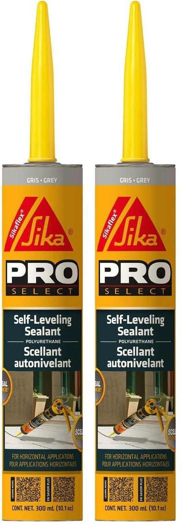 Main image of flex Self Leveling Polyurethane Sealant, Gray | Accelerated Curing | For Concrete Joints | 29 fl. oz | Pack of 2