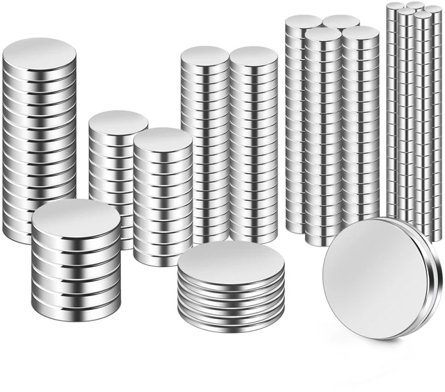 Main image of Small Strong Magnets, 269Pcs Mini Round Refrigerator Magnets for 3D Printings, Office, Hobbies, Crafts and Science