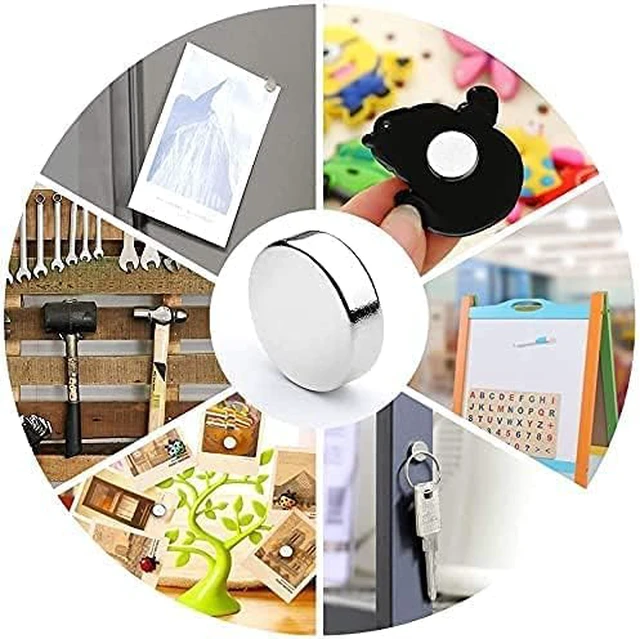 Alt view image 5 of 7 - Small Strong Magnets, 269Pcs Mini Round Refrigerator Magnets for 3D Printings, Office, Hobbies, Crafts and Science