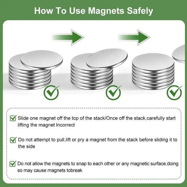 Alt view image 7 of 7 - Small Strong Magnets, 269Pcs Mini Round Refrigerator Magnets for 3D Printings, Office, Hobbies, Crafts and Science