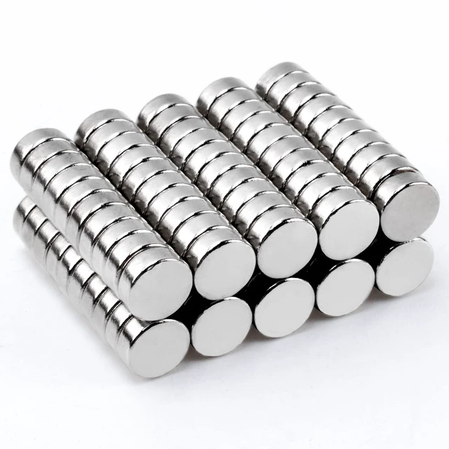 Main image of 100 Pcs Super Strong Neodymium Disc Magnets, 8 x 3mm Small Magnets Heavy Duty, Mini Round Rare Earth Magnets, for Locker Industrial Dry Erase Board Whiteboard Fridge Crafts
