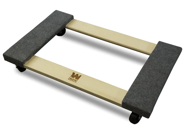 Alt view image 2 of 5 - 1320 lbs. Capacity 18 in. x 30 in. Hardwood Furniture Moving Dolly, Two Pack