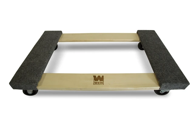 Alt view image 3 of 5 - 1320 lbs. Capacity 18 in. x 30 in. Hardwood Furniture Moving Dolly, Two Pack