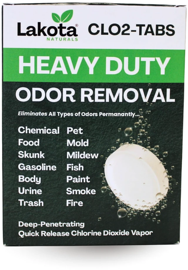 Main image of Chlorine Dioxide Heavy-Duty Fogger Deodorizing Kit, Professional Strength Odor Remover For Car, Home, RV, Room, Garage. Scent Bomb Air Freshener & Deodorizer. Easy to Use Kit Eliminates All Odors!