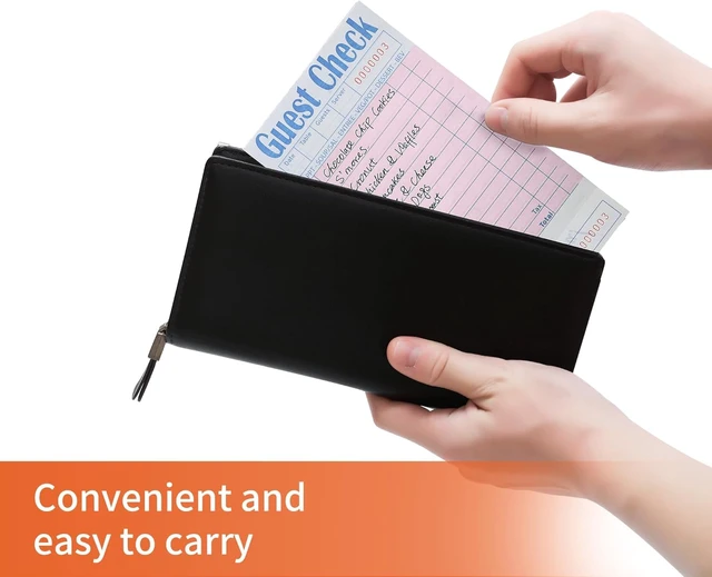 Alt view image 5 of 7 - 60 Pack/3000 Tickets Guest Checks Books for Servers, Pink