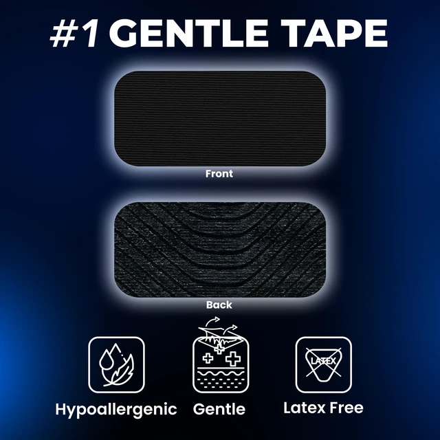 Alt view image 2 of 7 - Gentle Tape (30 Pack) - Pain Free Removal, Hypoallergenic & Latex Free