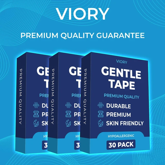 Alt view image 5 of 7 - Gentle Tape (30 Pack) - Pain Free Removal, Hypoallergenic & Latex Free