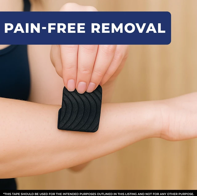 Alt view image 6 of 7 - Gentle Tape (30 Pack) - Pain Free Removal, Hypoallergenic & Latex Free
