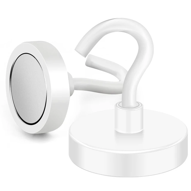 Alt view image 5 of 7 - Magnetic Hooks Heavy Duty Cruise Essentials 120LBS Strong Magnets Metal Hooks for Cruise Cabins Industrial Strength Outdoor Hanging Brackets Magnets Hook Perfect Items on Cruise Ships 10Pcs