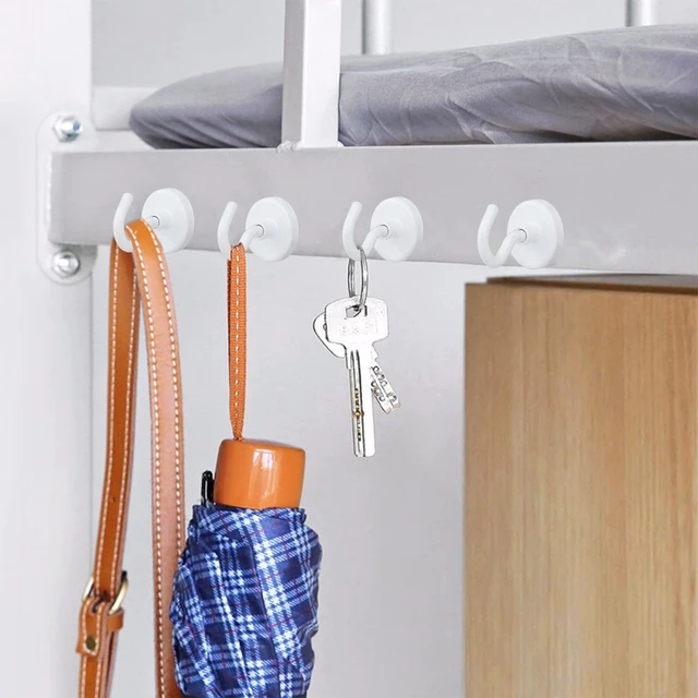 Alt view image 7 of 7 - Magnetic Hooks Heavy Duty Cruise Essentials 120LBS Strong Magnets Metal Hooks for Cruise Cabins Industrial Strength Outdoor Hanging Brackets Magnets Hook Perfect Items on Cruise Ships 10Pcs