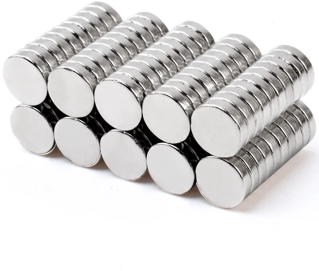 Main image of 100 Pcs Strong Neodymium Magnets Disc, 8 x 2mm Small Magnets for Whiteboard, Mini Round Rare Earth Magnets for DIY Building Scientific Models Dry Erase Board Office Fridge Crafts