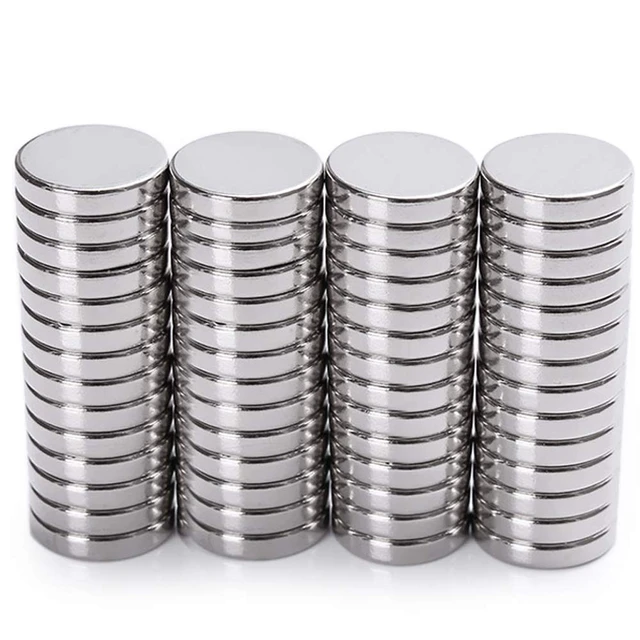 Alt view image 2 of 7 - 60Pcs Small Refrigerator Magnets, 15x2mm Round Rare Earth Magnet Mini Tiny Neodymium Strong Magnets for Refrigerator, DIY, Crafts, Kitchen and Office