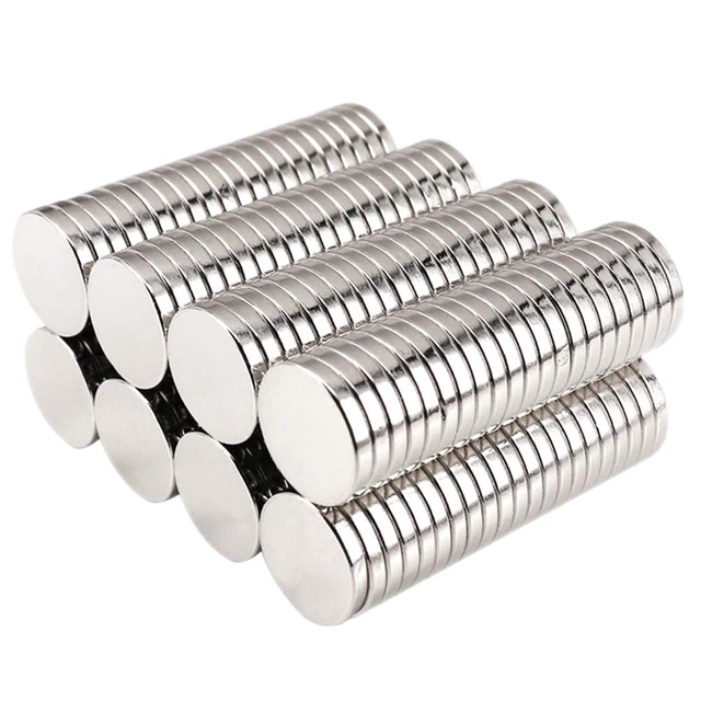 Main image of 60Pcs Small Refrigerator Magnets, 15x2mm Round Rare Earth Magnet Mini Tiny Neodymium Strong Magnets for Refrigerator, DIY, Crafts, Kitchen and Office
