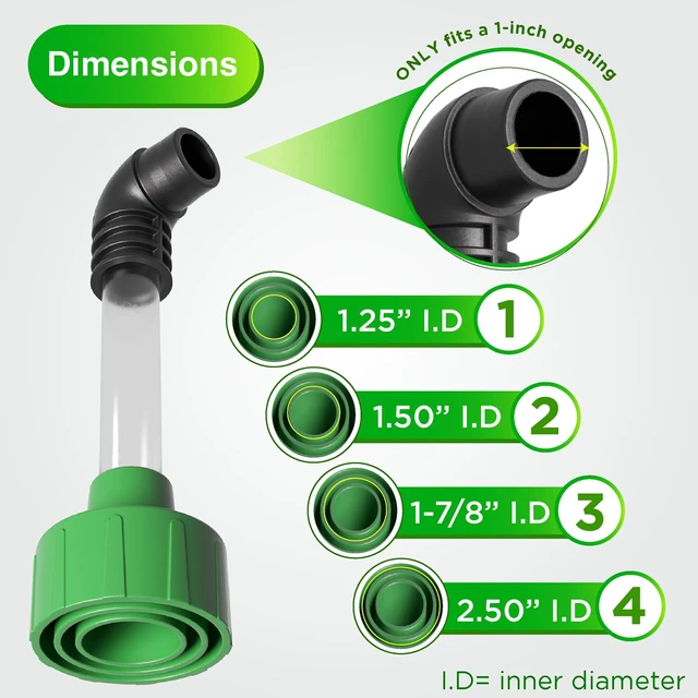 Alt view image 3 of 7 - AC Drain Line Cleaner - Shop Vac Adapter for HVAC Condensate & Air Conditioner Clogs - Universal Fit Wet/Dry Vacuum Attachment - Clear See Through Fitting - Unclog, Flush & Evacuate