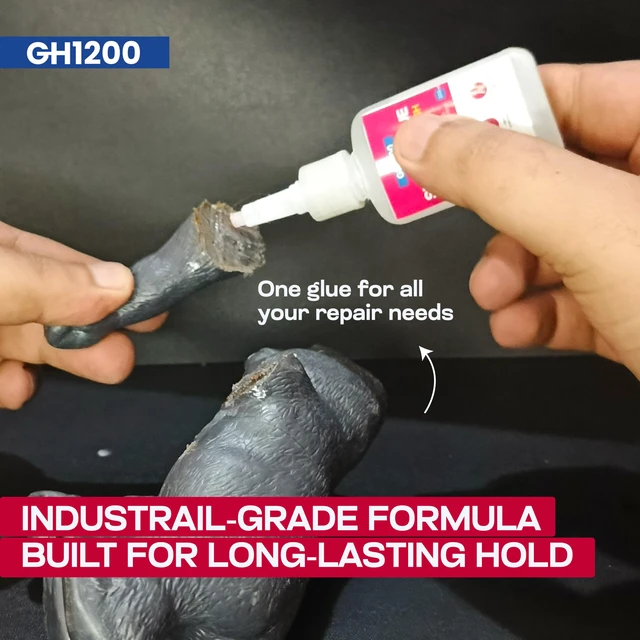 Alt view image 6 of 7 - 2 PCs (2-in-1) Super Glue with Brush Applicator & Nozzle, Mess Free Superglue Brush, Instant Never Dries, 3000 CPS Ca Glue, No Stain Clear Glue, Super Glue for Plastic, Rubber & More
