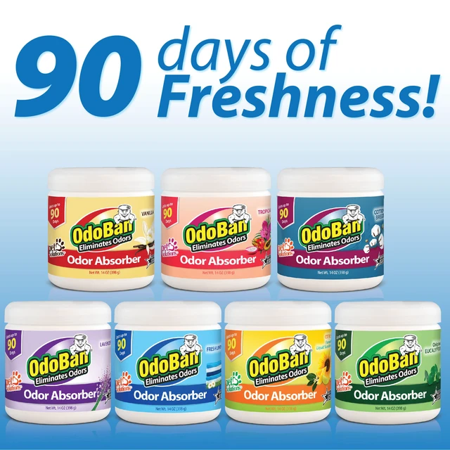 Alt view image 5 of 5 - Solid Odor Absorber Eliminator for Home and Small Spaces, Citrus Scent, 14 Ounces Each, 9-Pack