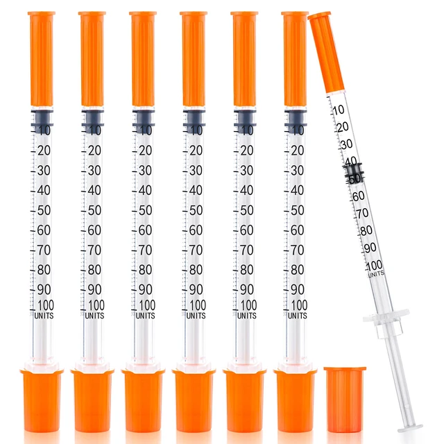 Main image of 1ml/cc 29G Syringe 1/2" (12.7mm) Needle, Disposable Individual Package Pack of 100
