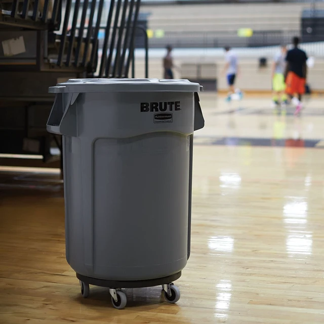 Alt view image 2 of 7 - BRUTE Dolly Black Fits 20 gallon, 32 gallon, 44 gallon, and 55 gallon BRUTE Containers, for Restaurants/Back of House/Offices/Warehouses/Airports/Commercial Environments