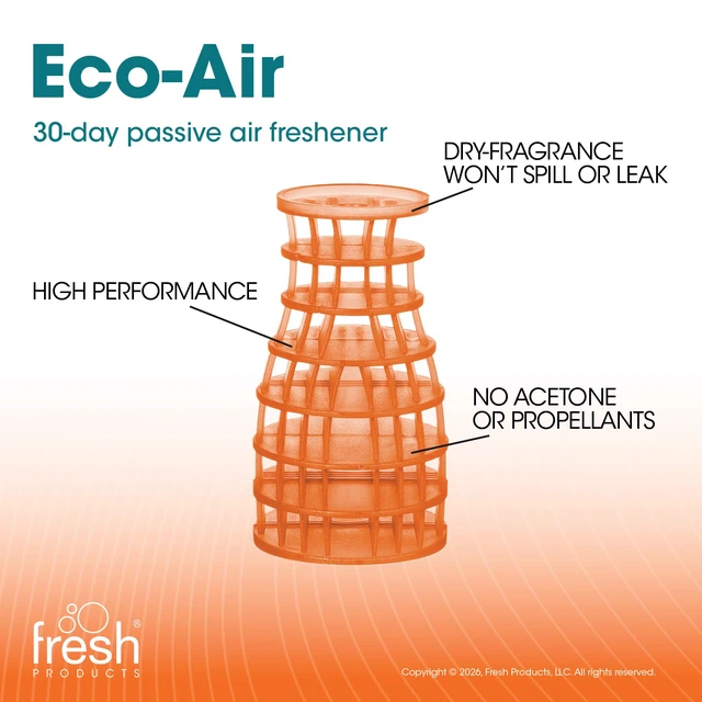 Alt view image 4 of 7 - Eco Air Freshener Refill Solid Dry, Mango, 6 Pack Natural Oils, No Acetone Or Propellants, Made In USA, Lasts 30 Days, Ideal For Home, Business Or Commercial Spaces