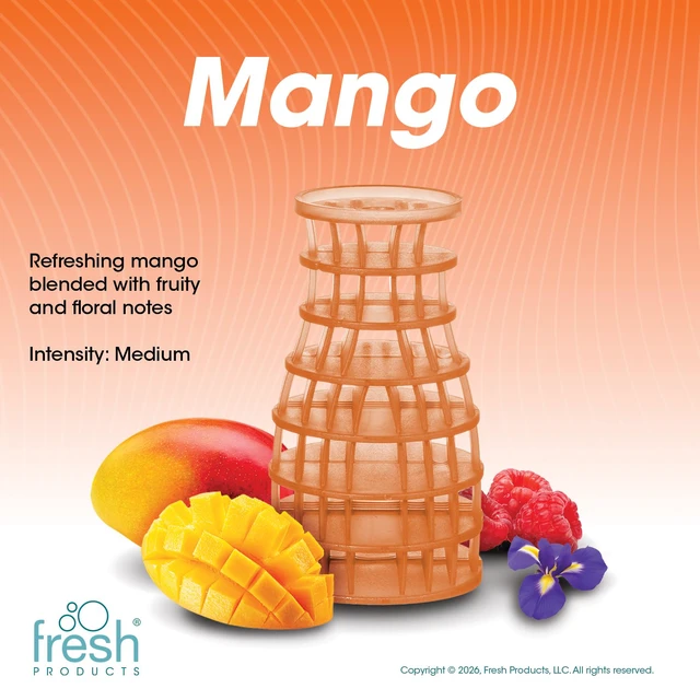 Alt view image 6 of 7 - Eco Air Freshener Refill Solid Dry, Mango, 6 Pack Natural Oils, No Acetone Or Propellants, Made In USA, Lasts 30 Days, Ideal For Home, Business Or Commercial Spaces