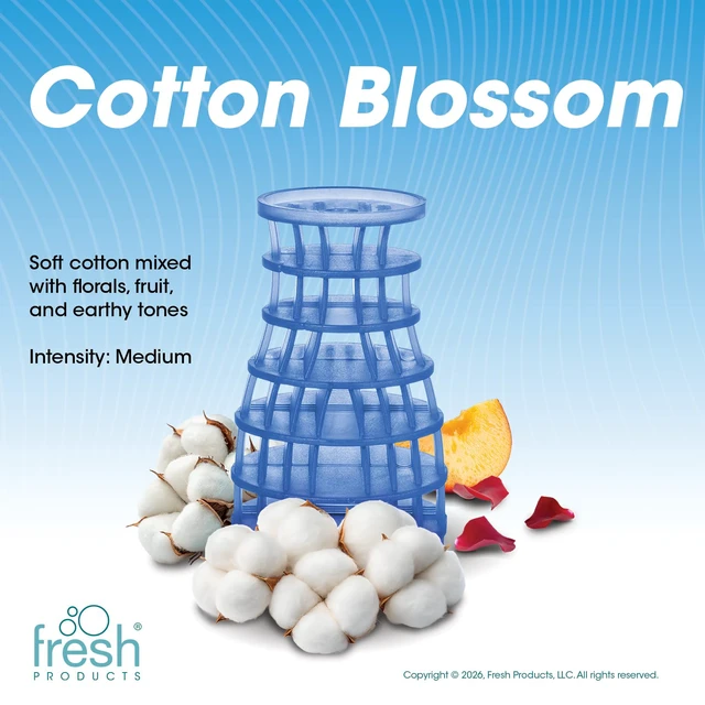 Alt view image 6 of 7 - Eco Air Freshener Refill Solid Dry, Cotton Blossom, 6 Pack Natural Oils, No Acetone Or Propellants, Made In USA, Lasts 30 Days, Ideal For Home, Business Or Commercial Spaces
