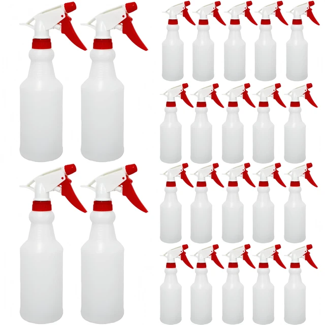 Main image of 24 Pack 16oz Spray Bottles, Reusable Fine Mist Water Sprayer for Plants, Cleaning, High Output Ultrafine Misting Plastic Spray Bottles for Water, Salon, Garden, Kitchen and Bathroon