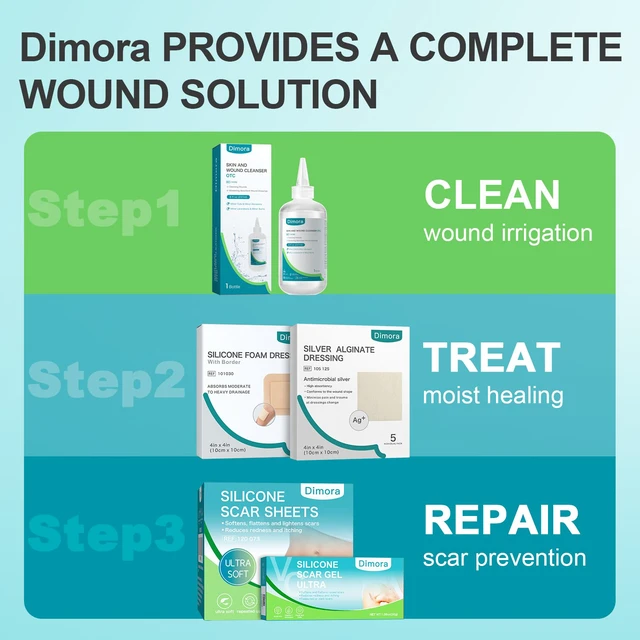 Alt view image 7 of 7 - Silicone Foam Dressing 2"x5" Adhesive Border Waterproof Super Absorbent Breathable First Aid Bandage for Wound Care Products for Sensitive Skin Pack of 5Waterproof