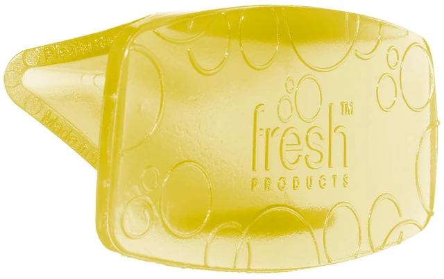 Main image of Eco Bowl Clip Air Freshener, Citrus, 12 Pack Natural Oils, Made in USA, Rim Toilet Tank Trash Cabinet, Air & Trash and Bathroom Freshener, Lasts 30 Days, Chemical Free