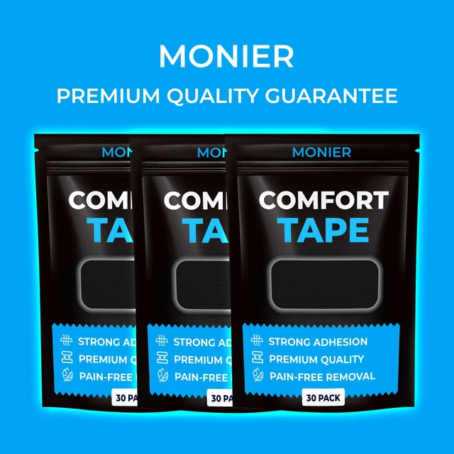 Alt view image 4 of 7 - Comfort Tape (30 Pack) - Pain Free Removal, Hypoallergenic Latex Free & Gentle On Skin, Packaging May Vary, Skin Friendly Adhesive Cotton Tape