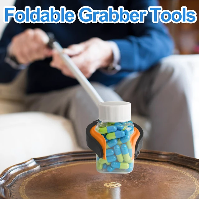 Alt view image 5 of 7 - 6 Pack 32 Inch Commercial Trash Grabber for Elderly Assist, Heavy Duty Lightweight Reacher with Ergonomic Handle & Non-Slip Grip, Multi-Use Outdoor Home Garden Cleanup Mobility Aid Tool