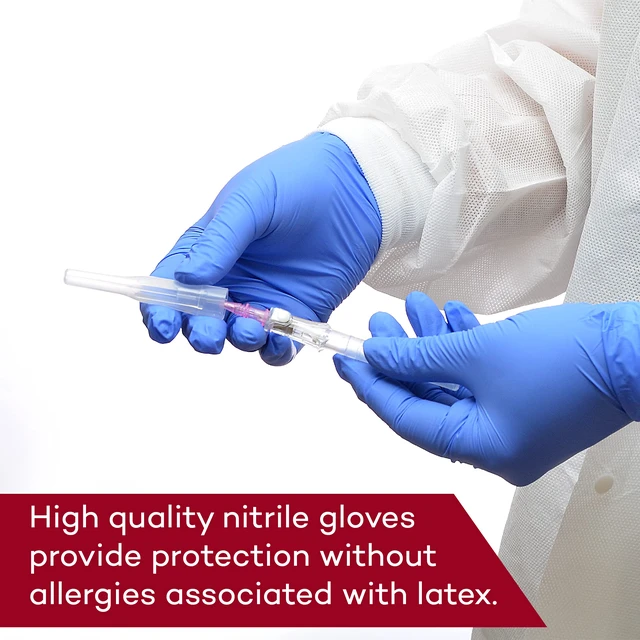 Alt view image 3 of 7 - Nitrile Exam Gloves - Latex Free - X-Small - 200 Count