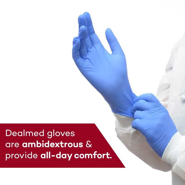 Alt view image 6 of 7 - Nitrile Exam Gloves - Latex Free - Small - 200 Count