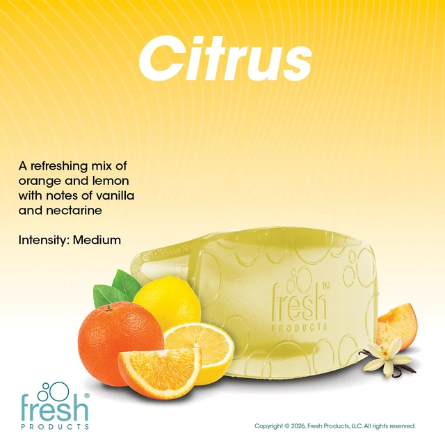 Alt view image 7 of 7 - Eco Bowl Clip Air Freshener, Citrus, 12 Pack Natural Oils, Made in USA, Rim Toilet Tank Trash Cabinet, Air & Trash and Bathroom Freshener, Lasts 30 Days, Chemical Free