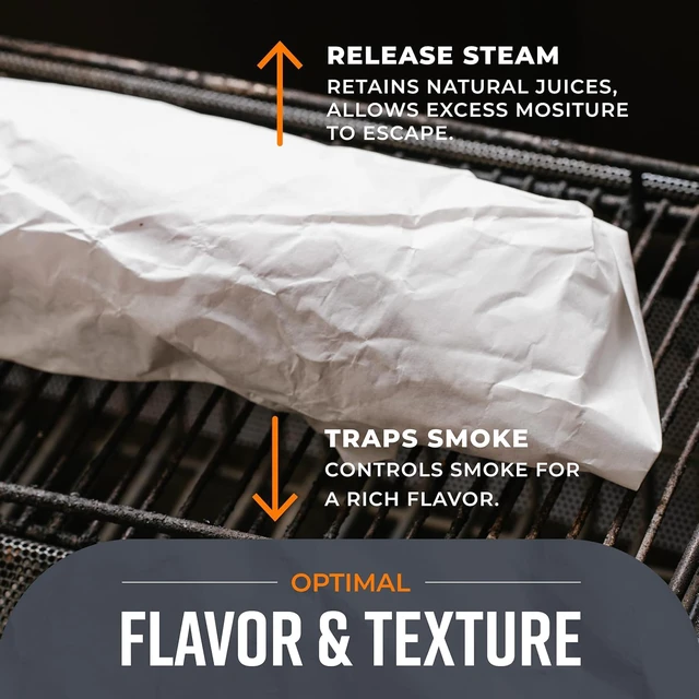 Alt view image 3 of 7 - (Pack of 2) White Kraft Butcher Paper Roll - 18" x 150' (1800") - Food-Grade - Ideal for Smoking Meat & BBQ - Unwaxed & Uncoated Butcher Paper for Sublimation - Made in USA
