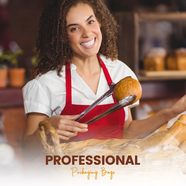Alt view image 7 of 7 - 500 Pack Cookie Packaging Bags with Seal, 5.7x6.5 Inch Heat Sealable Paper Cookie Sleeves, Grease Resistant To Go Bakery Bags with Window for Bake Sale Brownie, Treat, Donut, Cake Slice, Scone