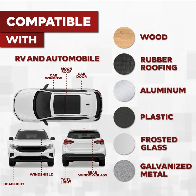 Alt view image 7 of 7 - Butyl Tape RV Black, 3/4 in x 45 Ft, 1/8 in Thick EDPM Rubber Sealant Tape - Roof Patching, Boat Sealing, Leak Proof Butyl Putty Tape