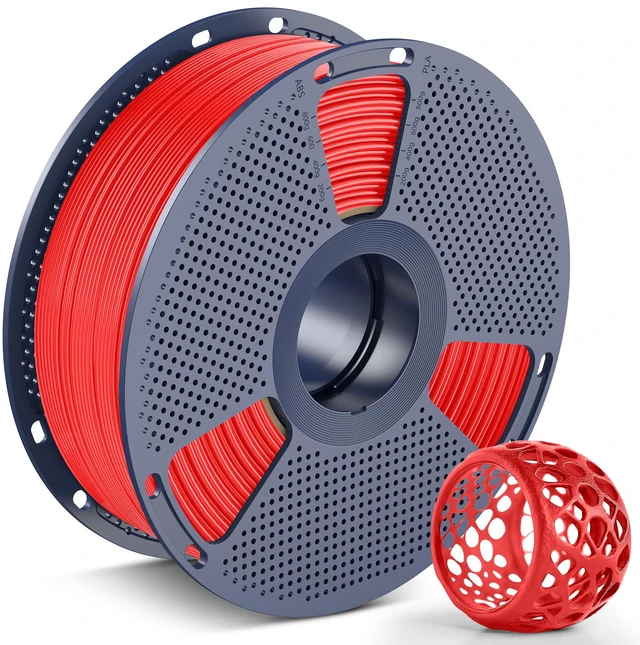 Main image of TPU Filament 1.75mm,(1kg,Red,90a TPU) 3D Printer Filament,Highly Elastic 90A TPU Filament,Flexible 3D Filament for Fast Printing,Dimensional Accuracy +/- 0.03mm
