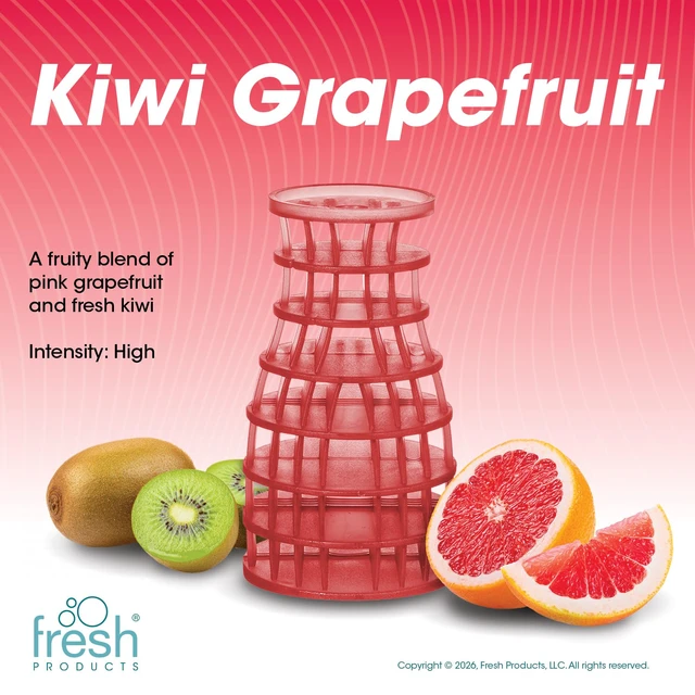 Alt view image 6 of 7 - Eco Air Freshener Refill Solid Dry, Kiwi Grapefruit, 6 Pack Natural Oils, No Acetone Or Propellants, Made In USA, Lasts 30 Days, Ideal For Home, Business Or Commercial Spaces
