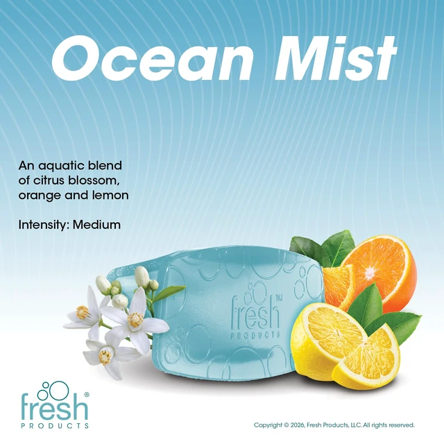 Alt view image 6 of 7 - Eco Bowl Clip Air Freshener, Ocean Mist, 12 Pack Natural Oils, Made in USA, Rim Toilet Tank Trash Cabinet, Air & Trash and Bathroom Freshener, Lasts 30 Days, Chemical Free