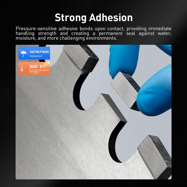 Alt view image 6 of 7 - 3M Double Sided Tape, Heavy Duty, 1 x 18Ft, Gray, 2 Pack Very High Bonding, Permanent, Weather, Waterproof Foam Mounting Tape for Home, Office, Car, Deco, Indoor, Outdoor Mountings