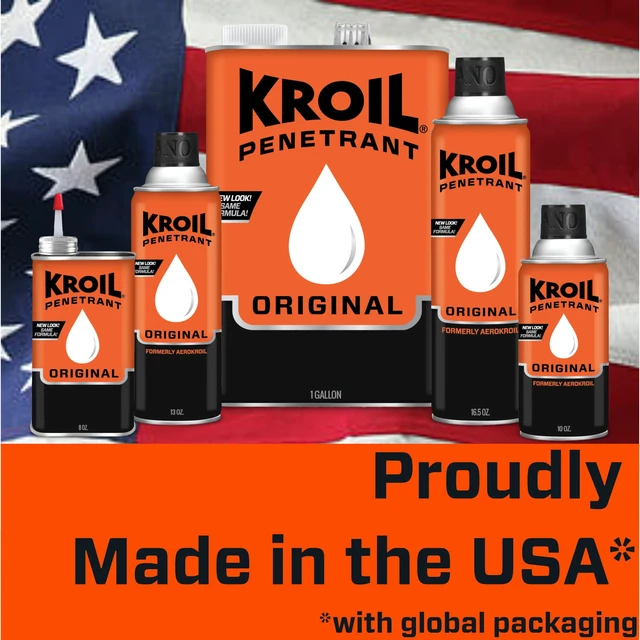 Alt view image 6 of 6 - Original Penetrating Oil with SprayTech 360° Nozzle & Straw (Aerosol Spray-13oz Can-Single) | Every Drop, Every Angle, Even Upside Down | Penetrant for Rusted Bolts, Hinges, Chains (KS132ST)