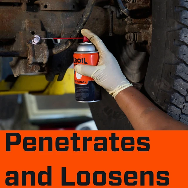 Alt view image 3 of 7 - Aero Penetrant - Rust Penetrating Lubricant - Corrosion Inhibitor Oil for Chains, Hinges & Stuck Metal Parts - Home & Industrial Use - Aerosol - 10 oz - 1 Pack (KS102)