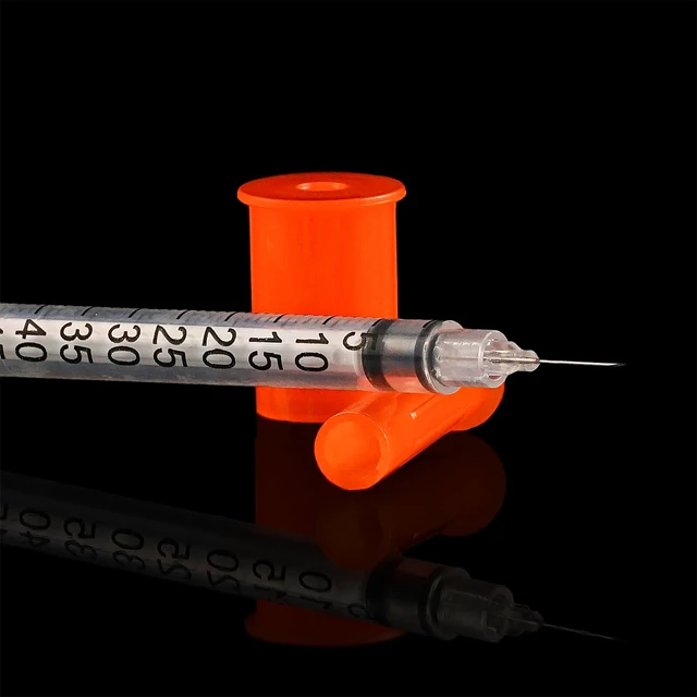 Alt view image 4 of 7 - 30G 1/2cc 5/16" Syringe with Needle - Individual Package-100 Pack 1cc 30 Gauge 1/2 Inch, Leak-Proof Design, Fine Tip, Home & Labs Use, Individually Wrapped