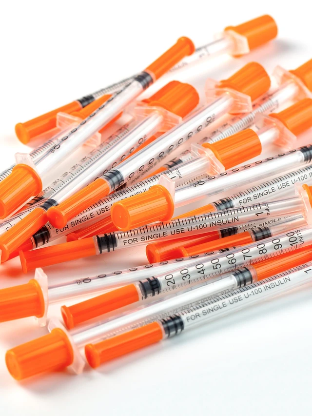 Alt view image 5 of 5 - 1ml Syringes 31G x 1/4" 6mm Disposable Lab Syringe with Caps, 100 Pack 31 Gauge 1cc 1/4 Inch, Leak-Proof Design, Fine Tip, Home & Labs Use, Individually Wrapped