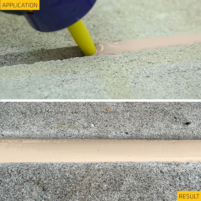 Alt view image 7 of 7 - flex Self Leveling Sealant, Sandstone, 29 fl oz fL, Polyurethane, Sealing Horizontal Expansion Joints in Concrete, Accelerated Curing, Self-Leveling, Durable