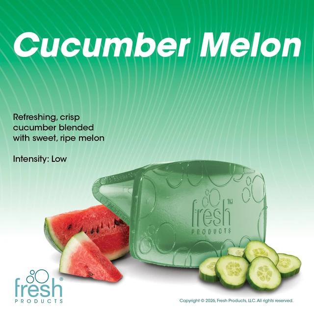Alt view image 7 of 7 - Eco Bowl Clip Air Freshener, Cucumber Melon, 12 Pack Natural Oils, Made in USA, Rim Toilet Tank Trash Cabinet, Air & Trash and Bathroom Freshener, Lasts 30 Days, Chemical Free